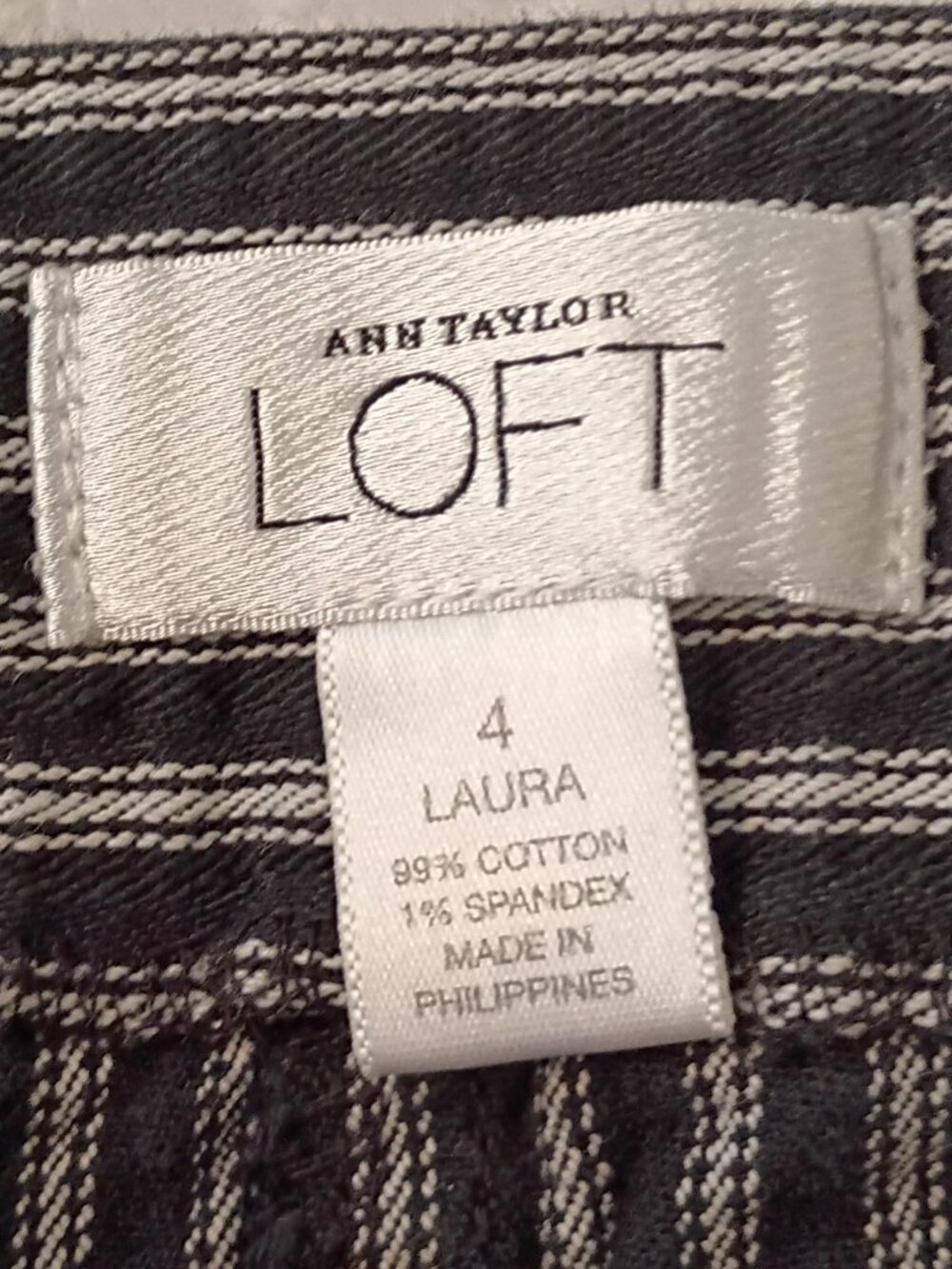 Ann Taylor LOFT Stripped Ankle Pants
